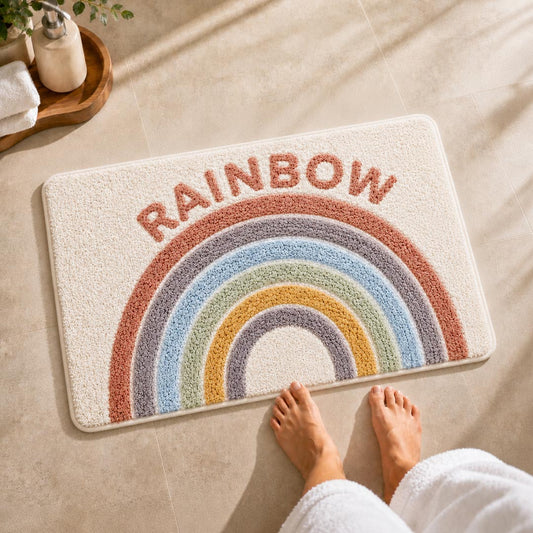 Rainbow Bathroom Mat
