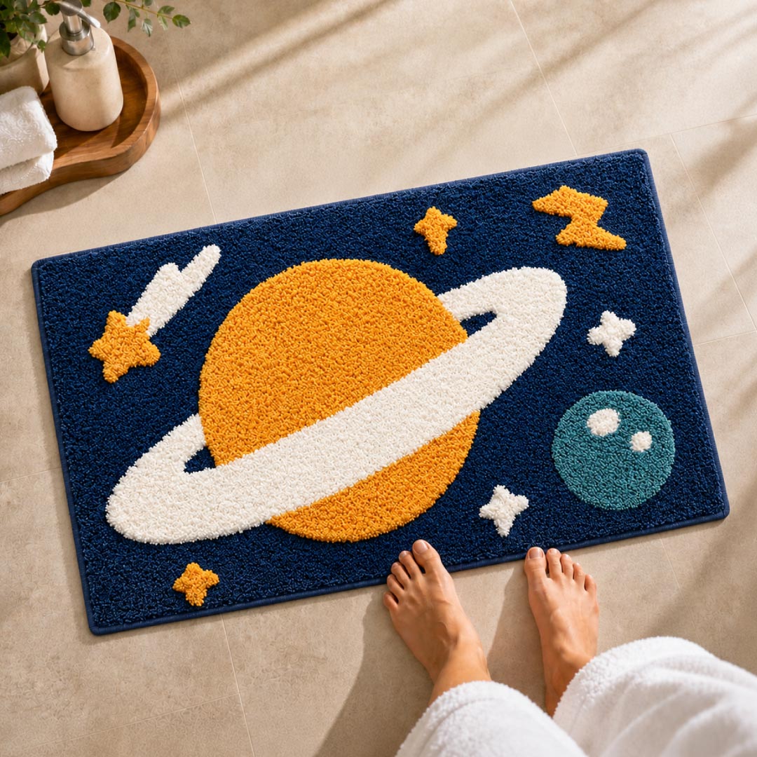 Space Bathroom Mat