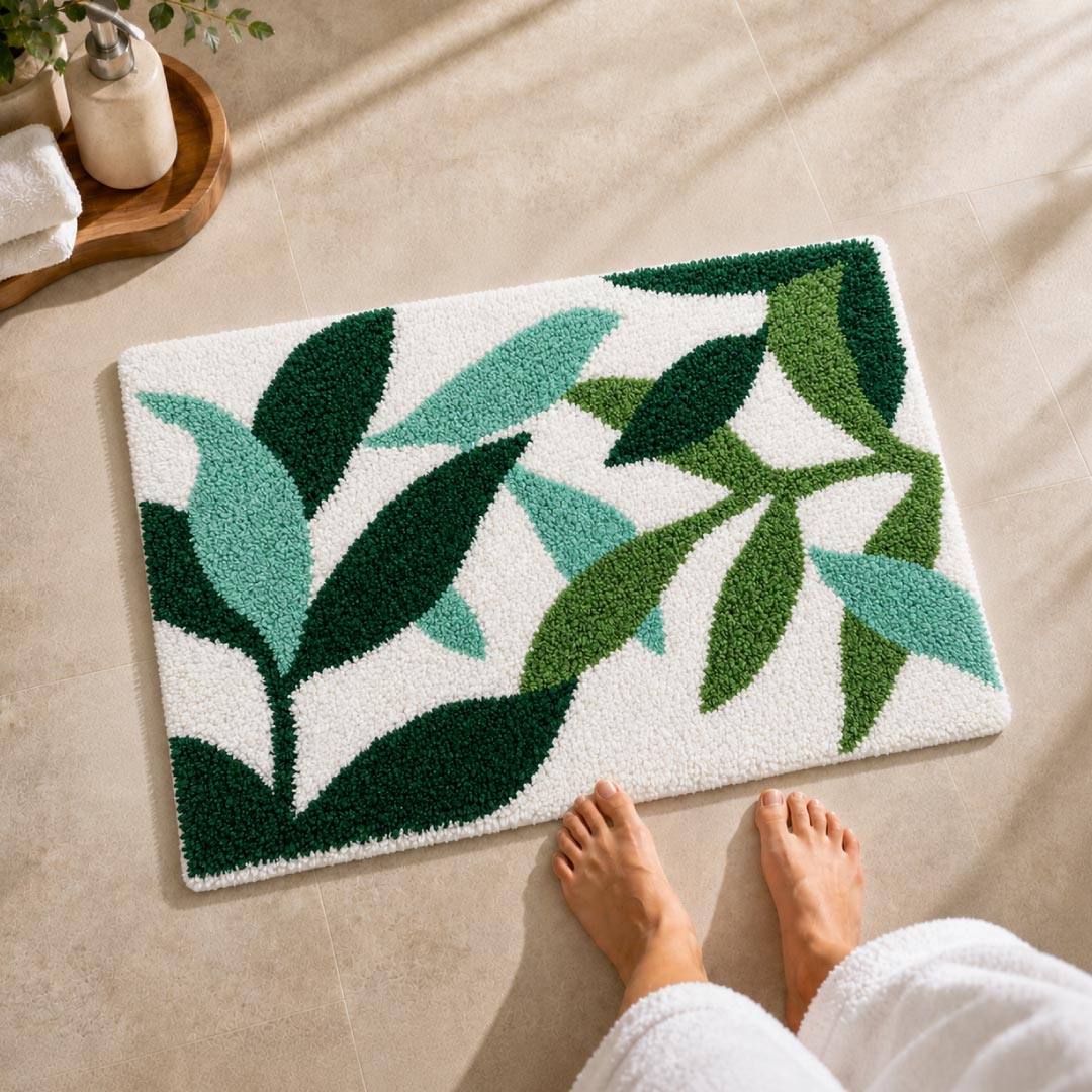 Leaves Bathroom Mat