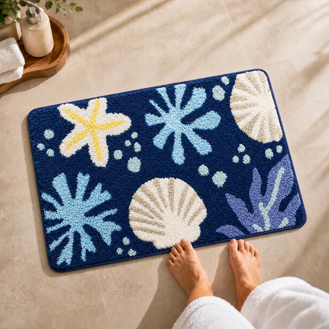 Seashell Bathroom Mat
