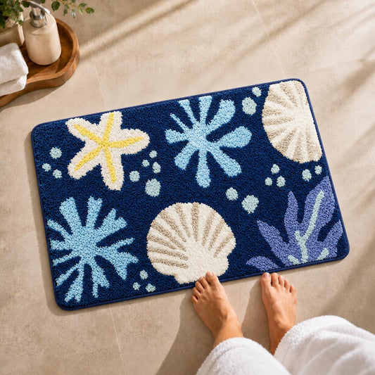 Seashell Bathroom Mat