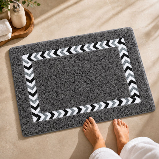 RT Grey Bathroom Mat