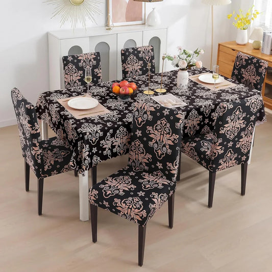 Black Brocade - Luxury Quality Strechable & Dust-proof Black Brocade - Luxury Quality Strechable & Dust-proof