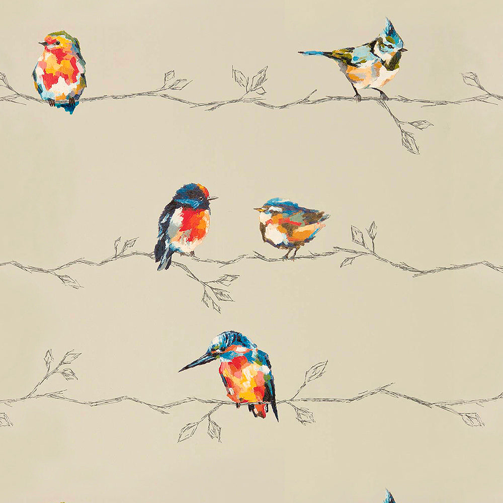 Elegant Floral Print Room Darkening Curtains Set of 2  DS261B