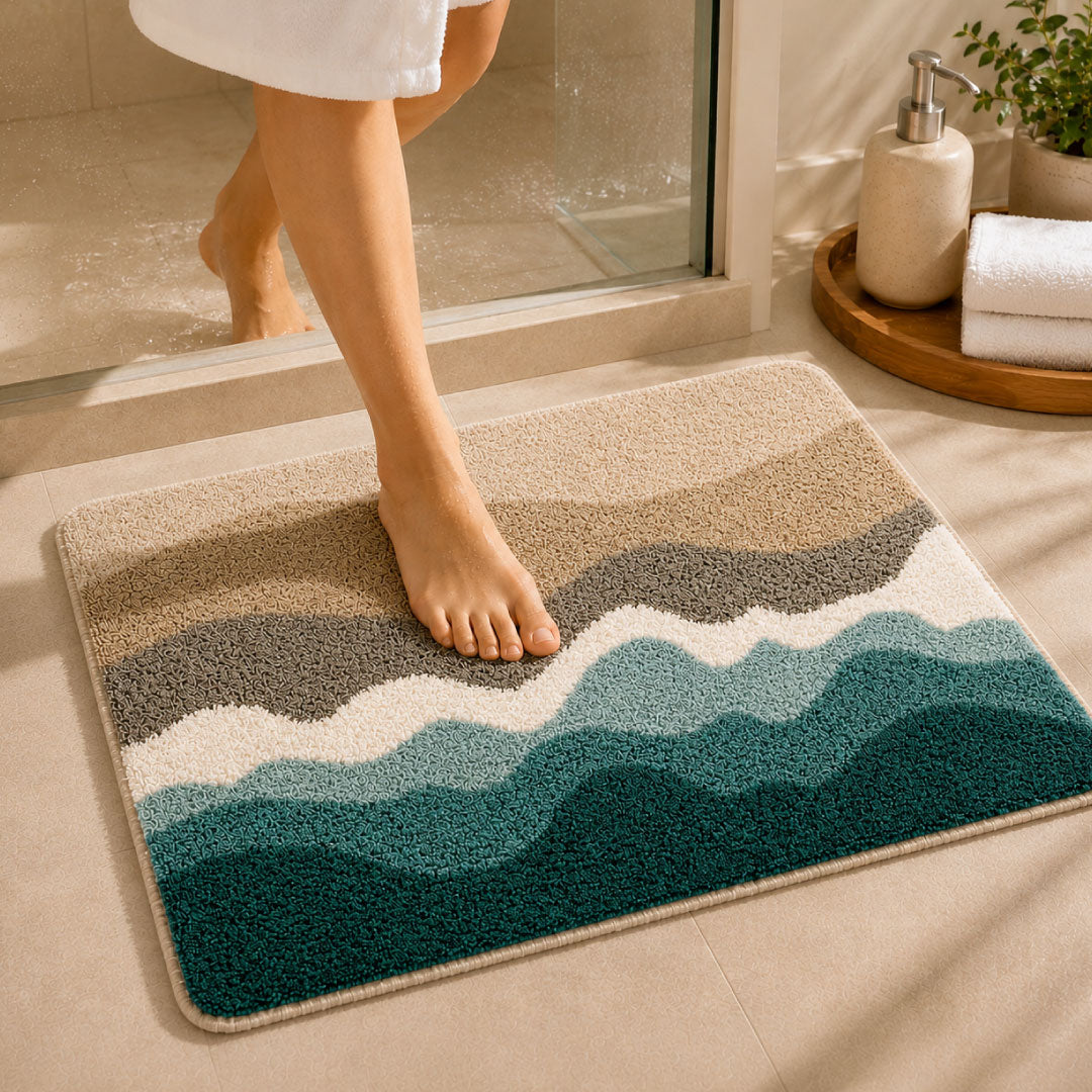 Waves Bathroom Mat