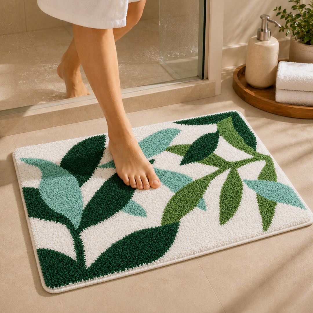 Leaves Bathroom Mat