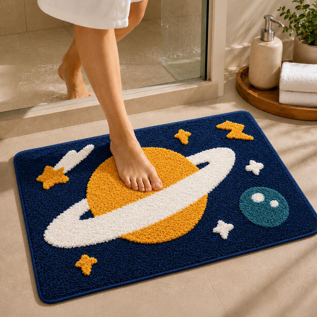 Space Bathroom Mat