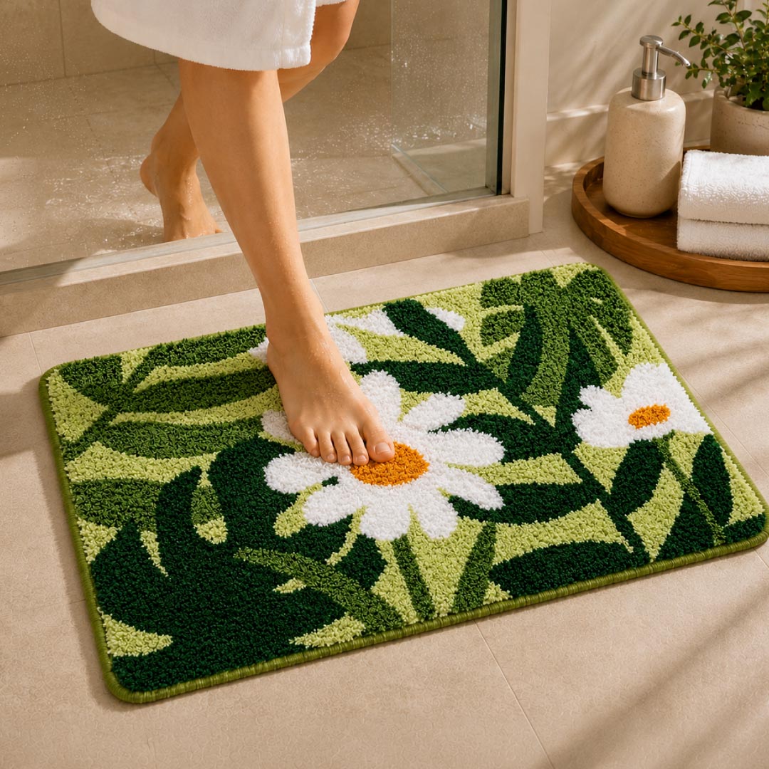 Orchid Bathroom Mat