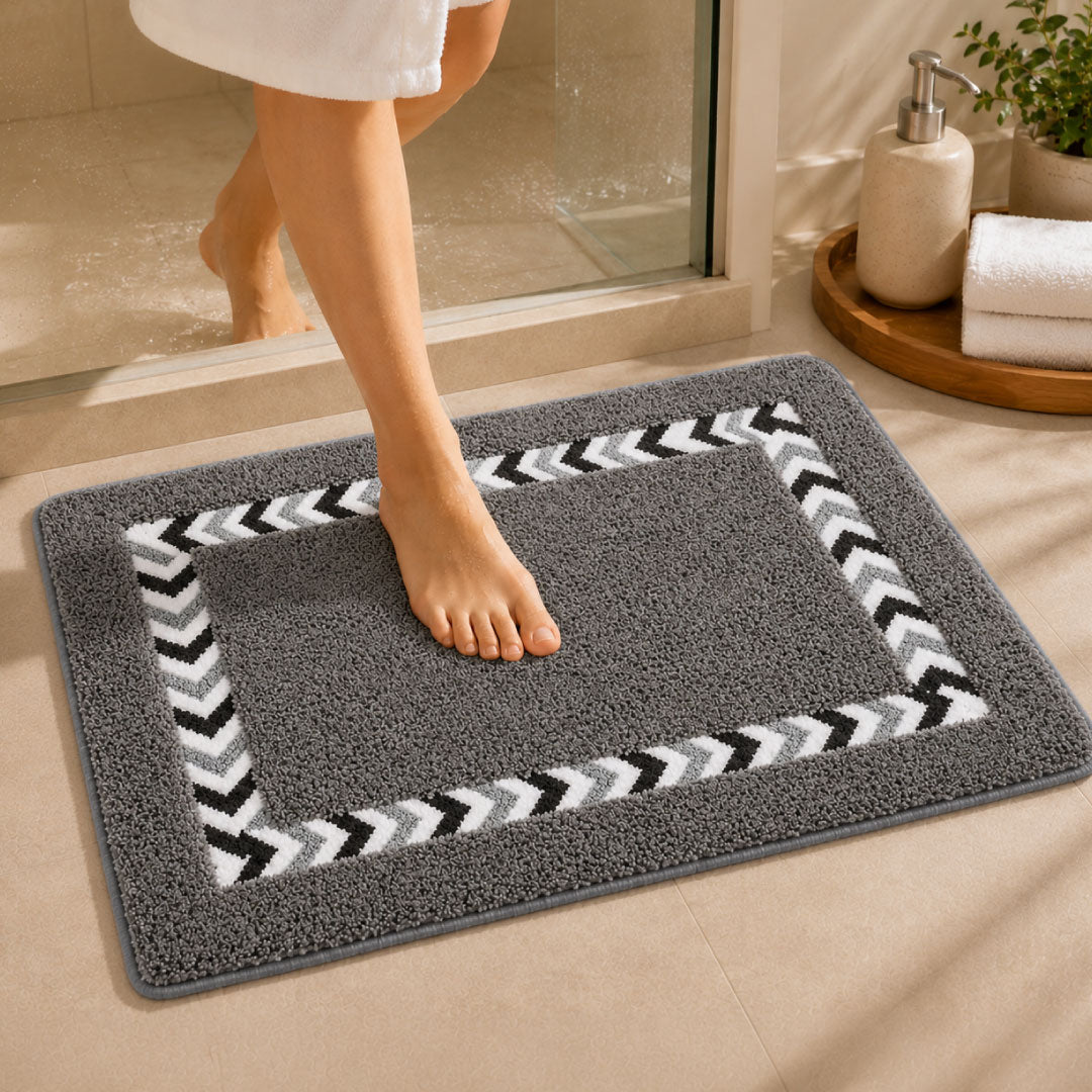 RT Grey Bathroom Mat