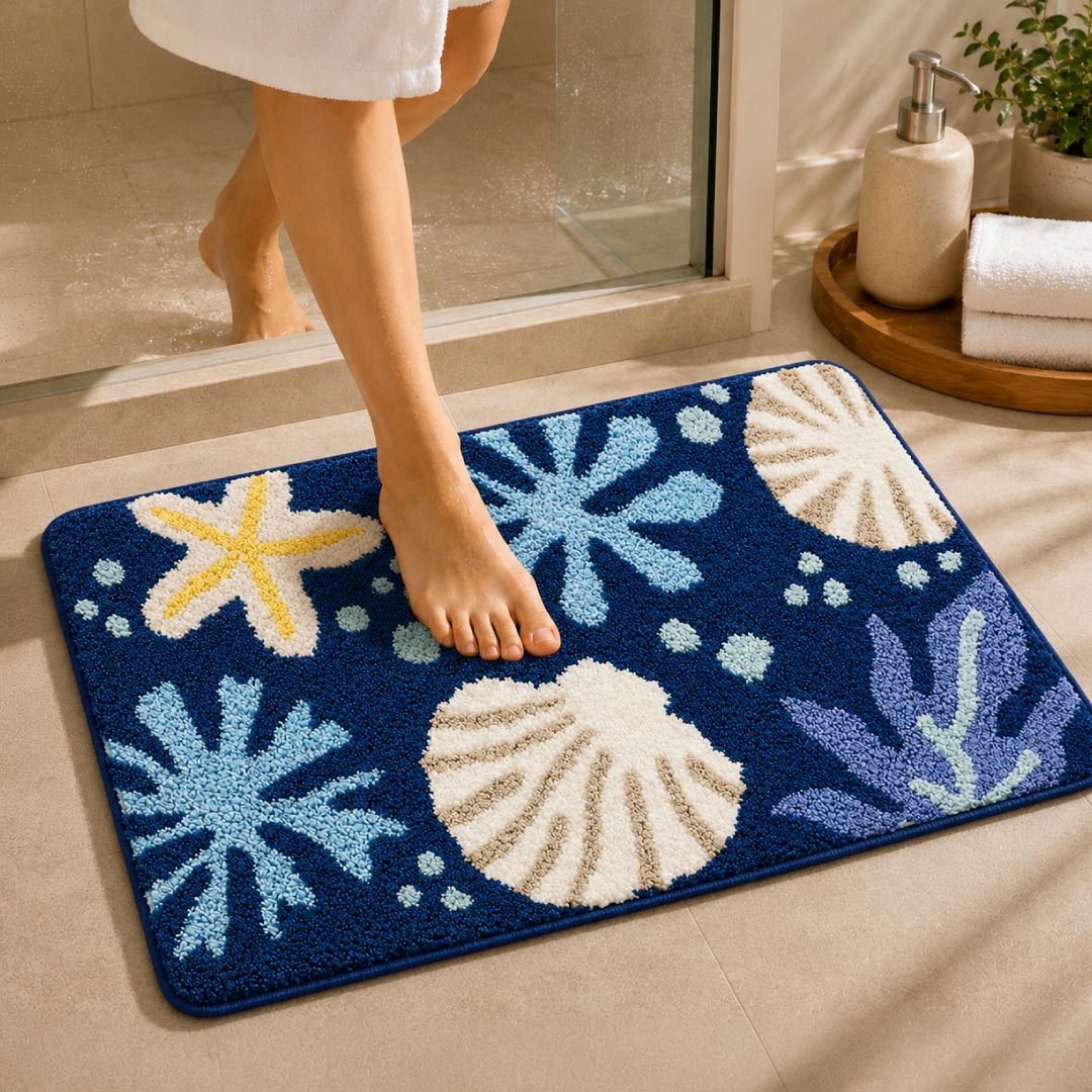 Seashell Bathroom Mat