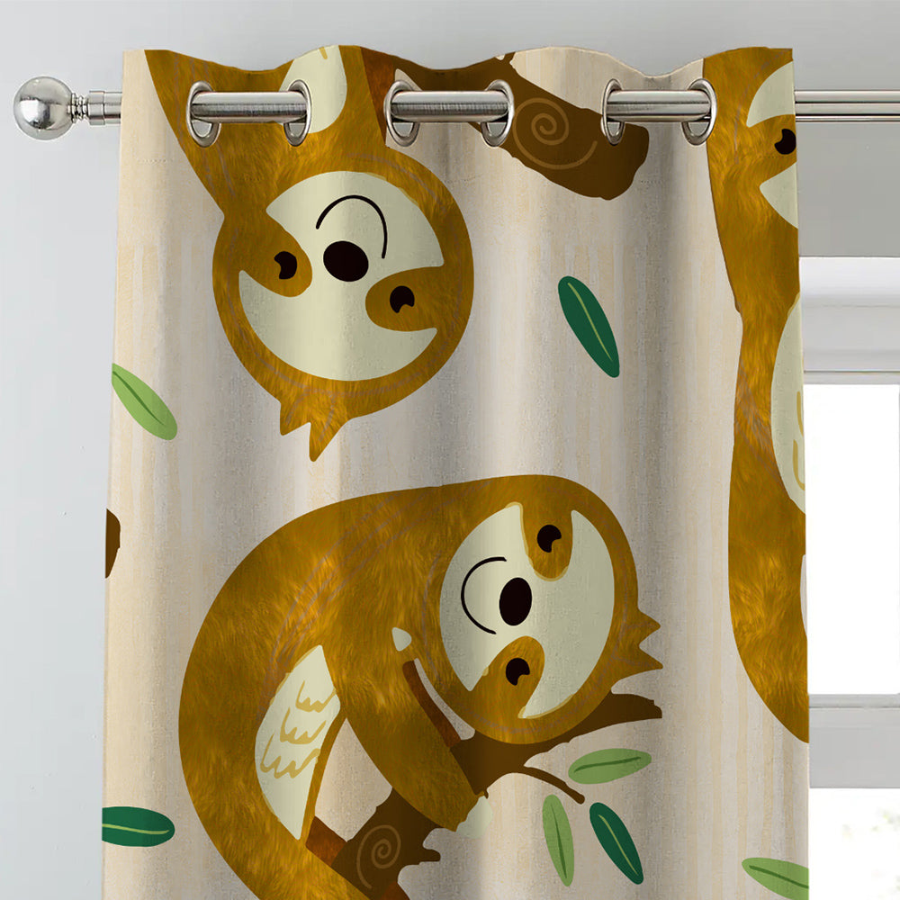 Elegant Kids Print Room Darkening  Curtain - Set of 2 - DS321A