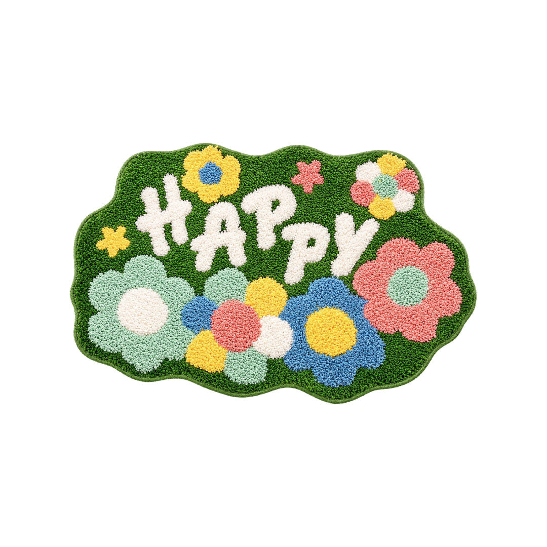 Happy Bathroom Mat