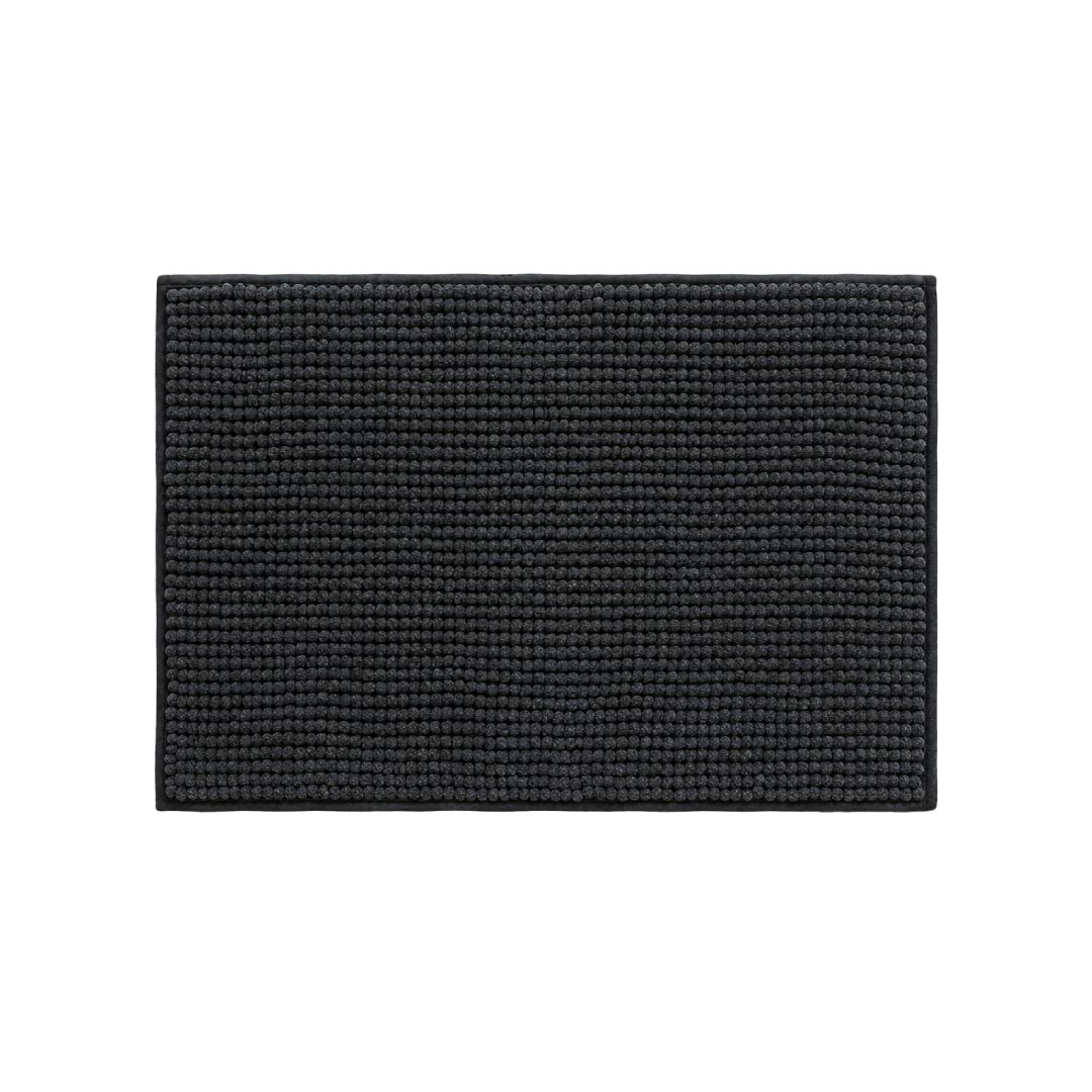 Shaggy Grey Bathroom Mat