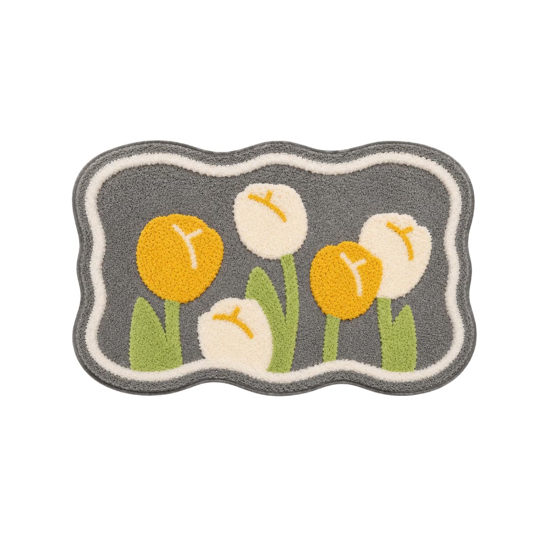 Tulips Bathroom Mat