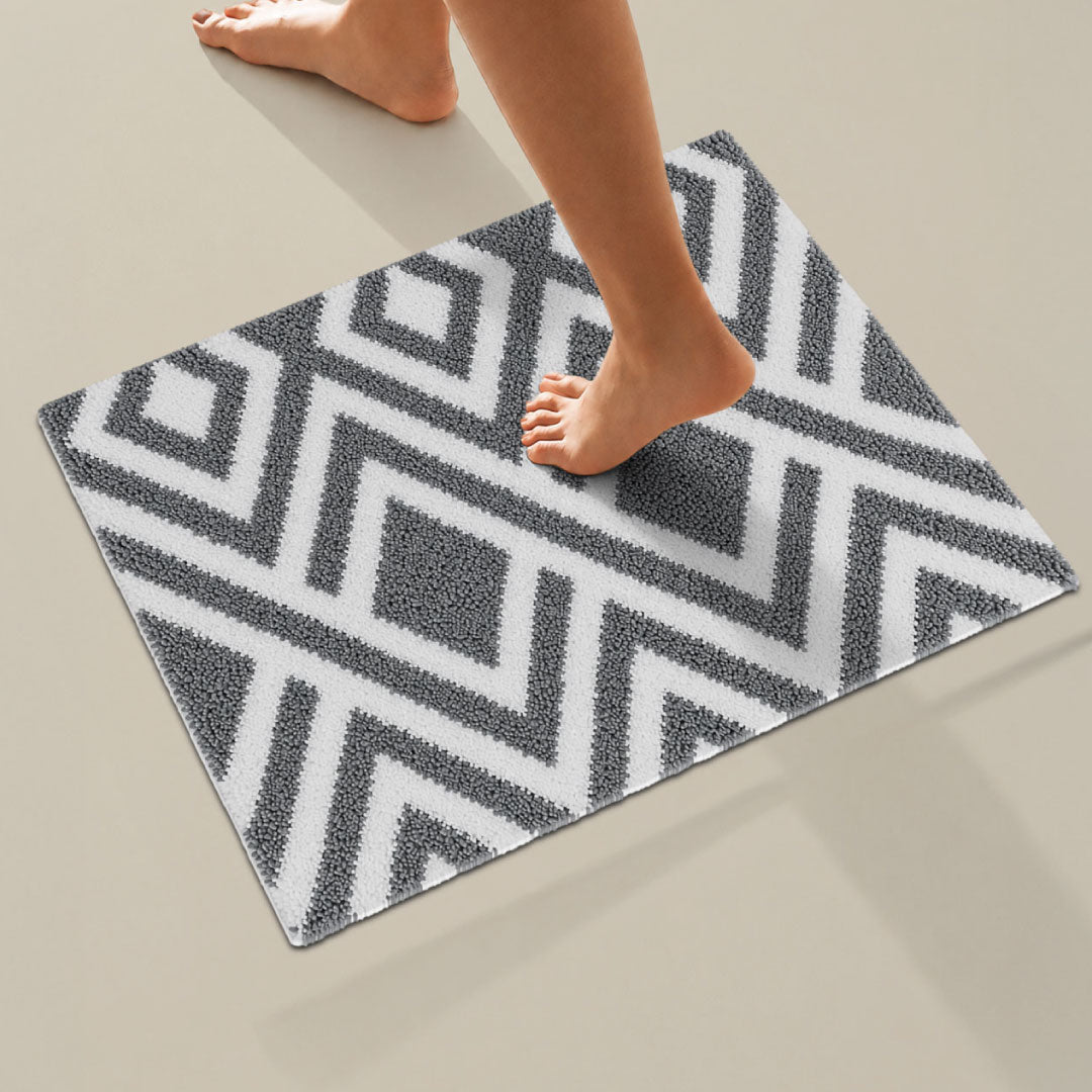 ED Grey Bathroom Mat