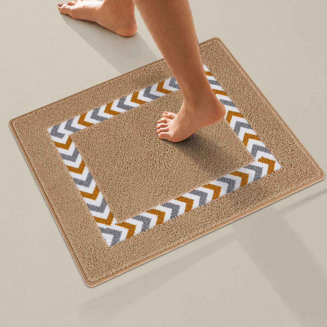 RT Beige Bathroom Mat