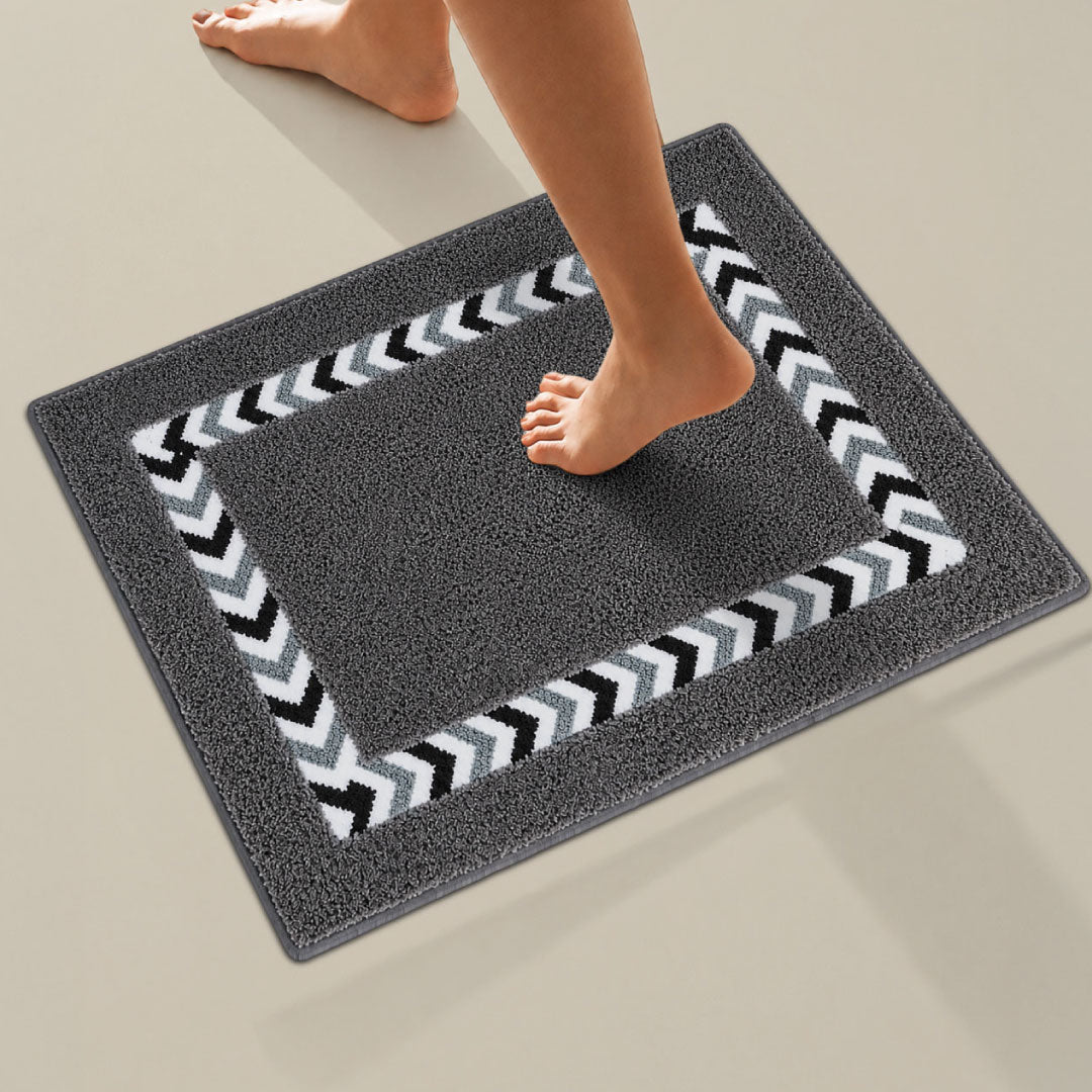 RT Grey Bathroom Mat
