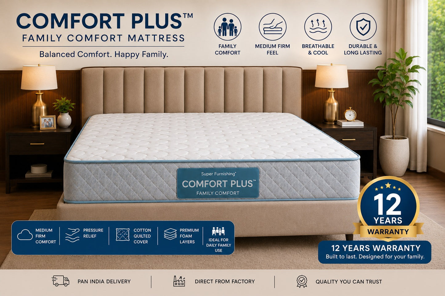 SUPER COMFORT PLUS™ MATTRESSS