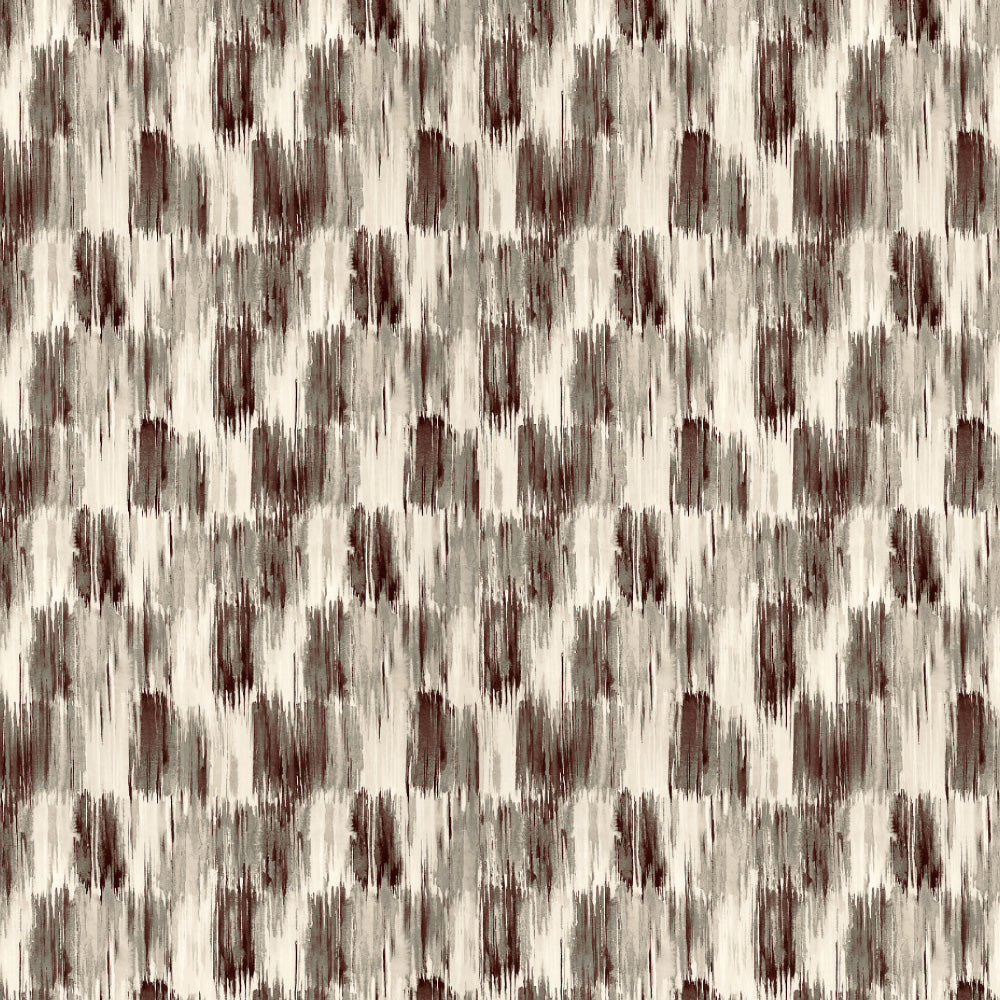 Elegent Geometric Print Matt Finish Room Darkening Curtain Set of 2 MTDS419B