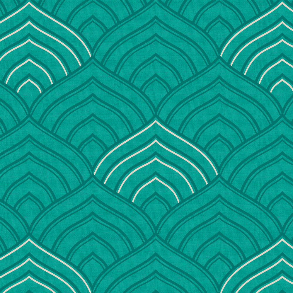 Elegent Indie Print Matt Finish Room Darkening Curtain Set of 2 MTDS453B