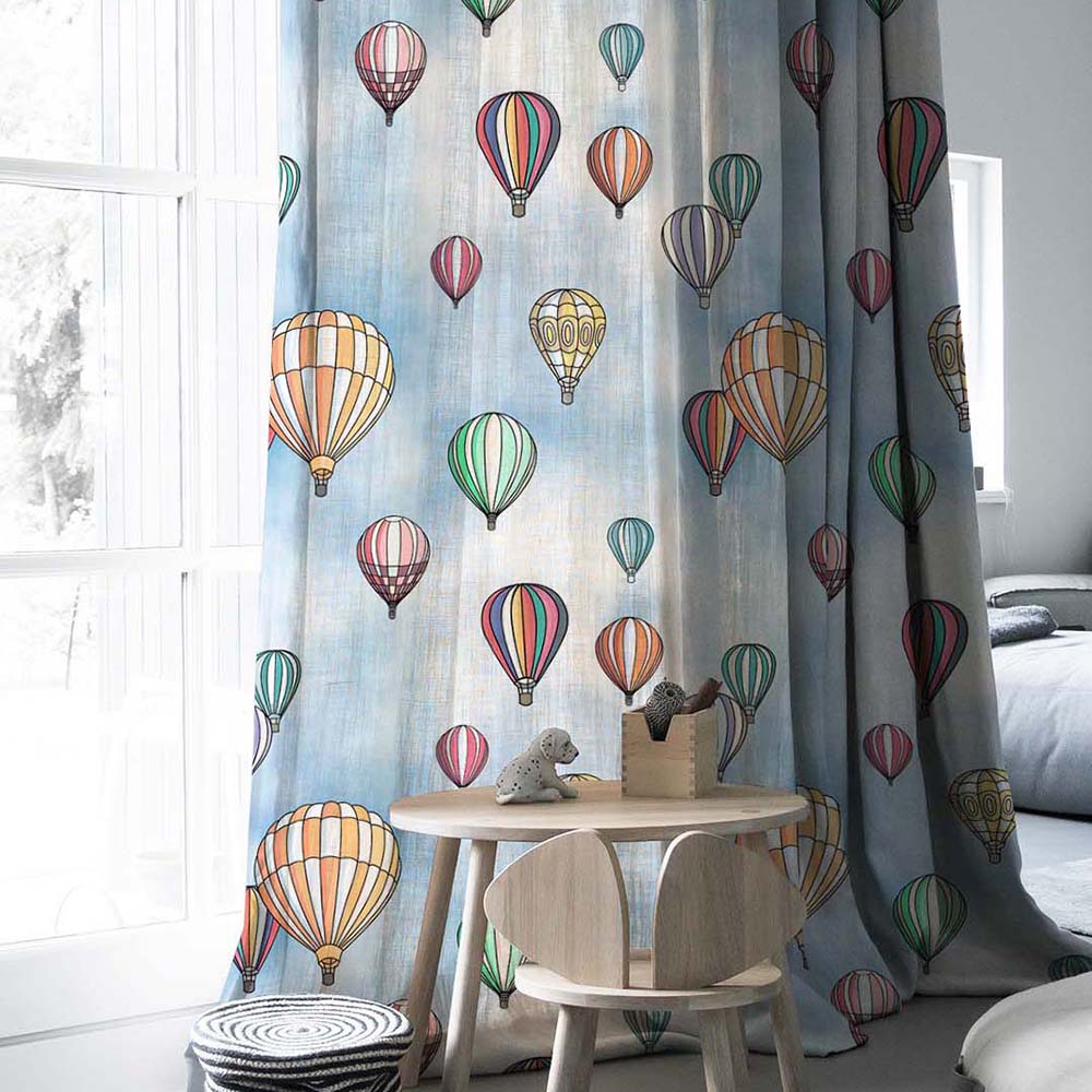 Elegant Kids Print Room Darkening  Curtain - Set of 2 - DS462A