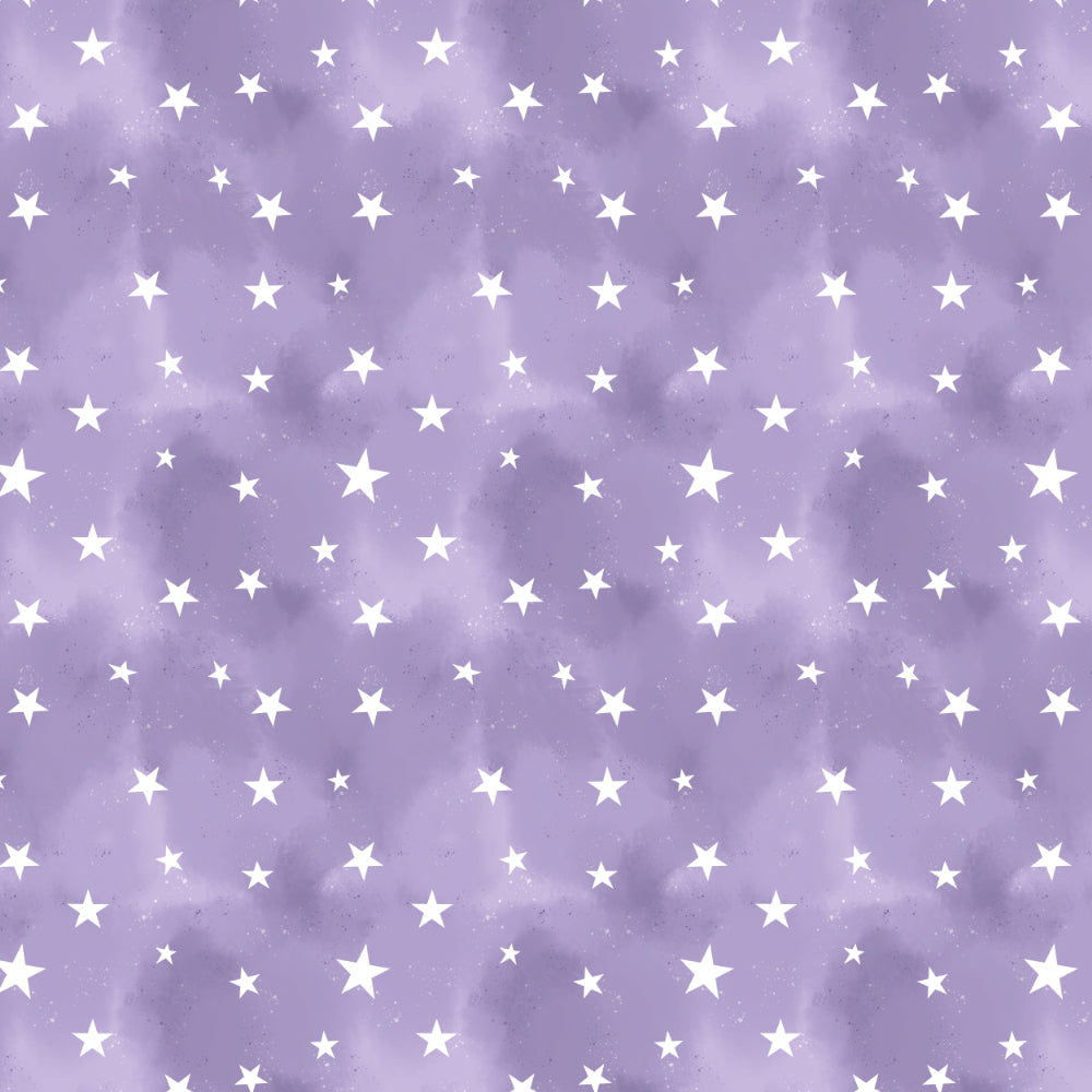 Starry Dreams Kids Deep Purple Heavy Satin Room Darkening Curtains Set Of 2 - (DS463A)