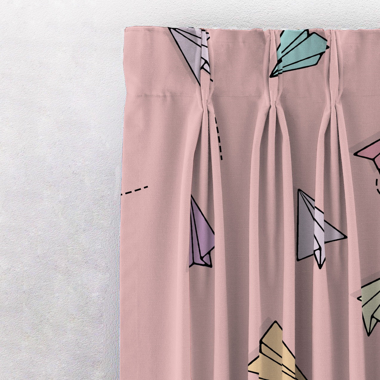 Elegant Kids Print Room Darkening  Curtain - Set of 2 - DS464A