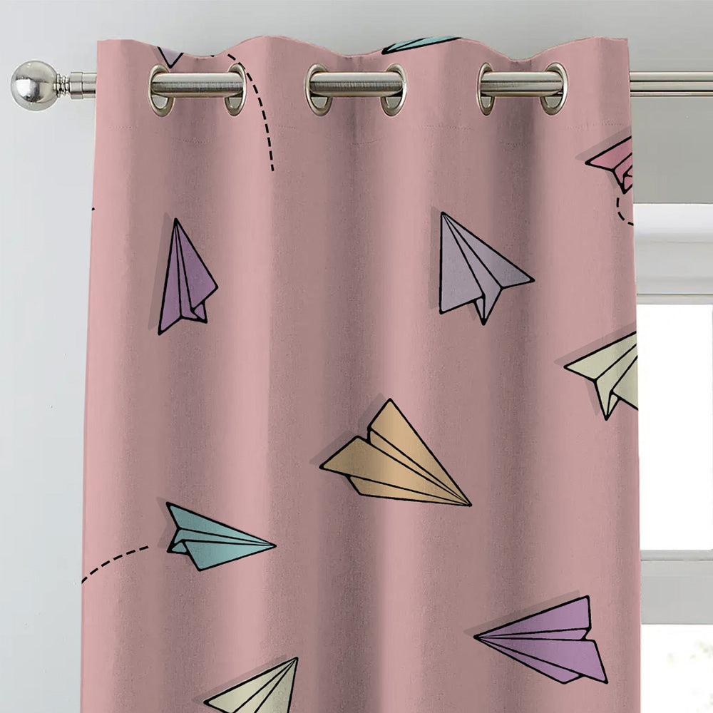 Elegant Kids Print Room Darkening  Curtain - Set of 2 - DS464A
