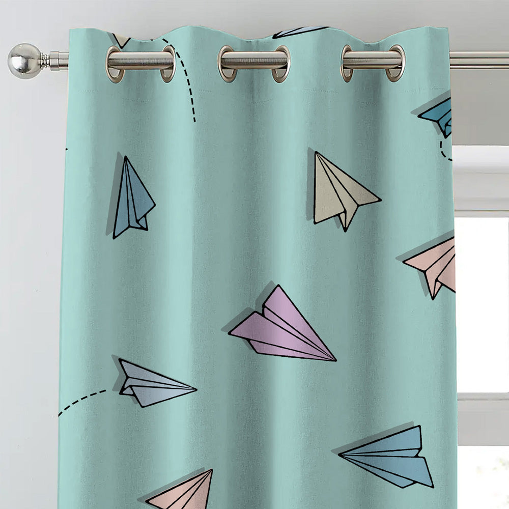 Kids Print Room Darkening Curtains- Set of 2 - DS464B