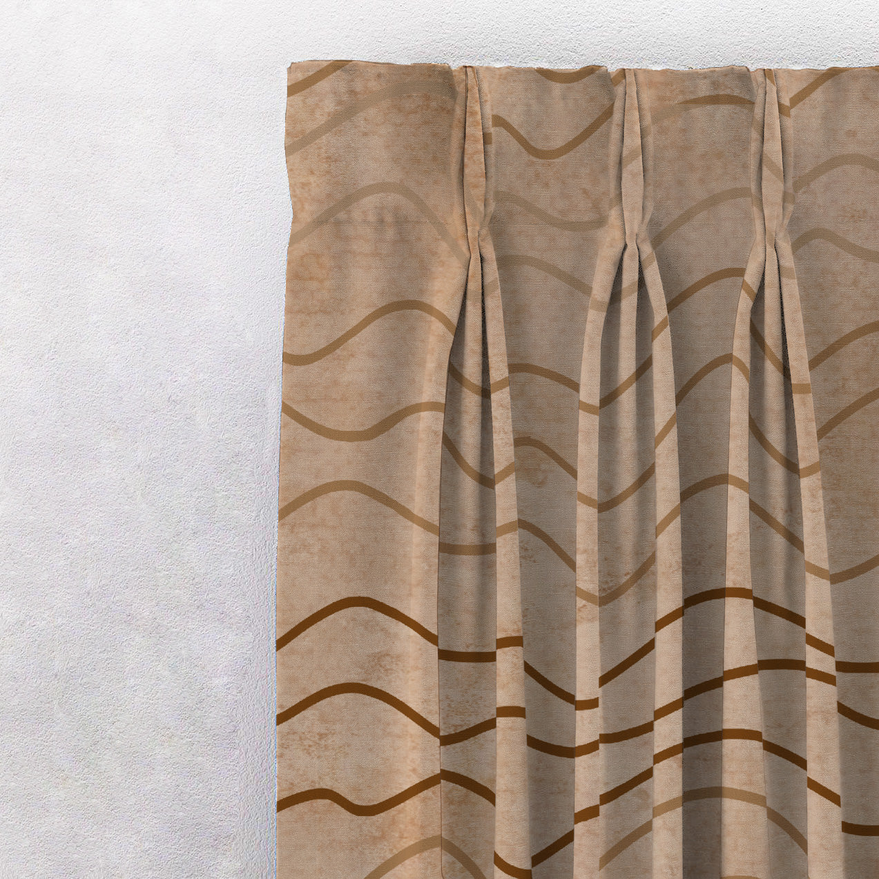 Geometric Room Darkening Curtain Set of 2 - DS469 D