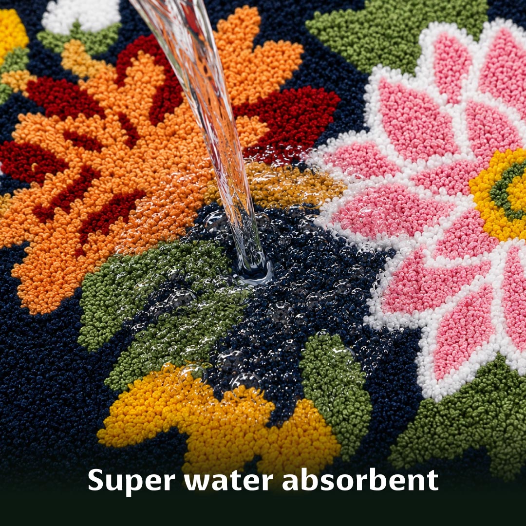 Nature Blue Bathroom Mat