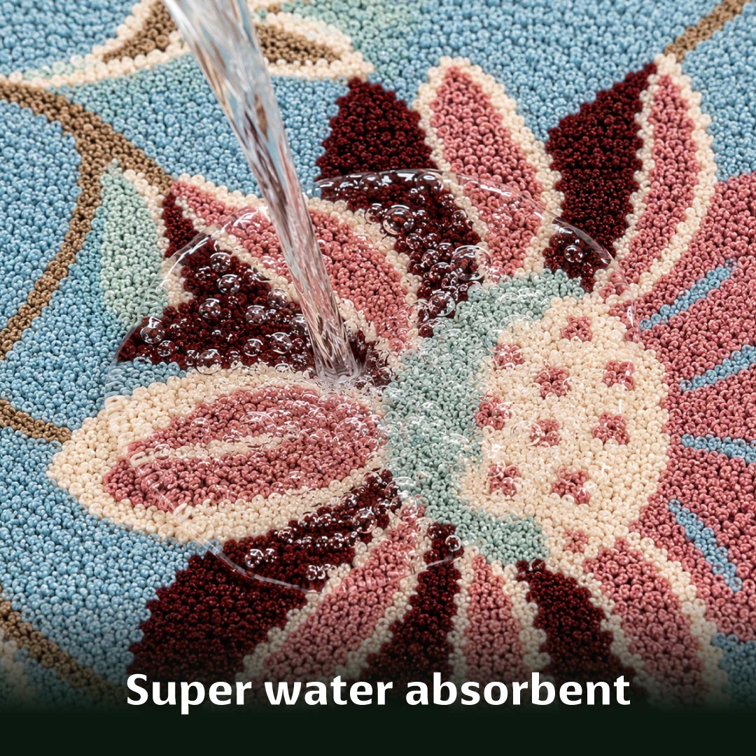 TF Peacock Bathroom Mat