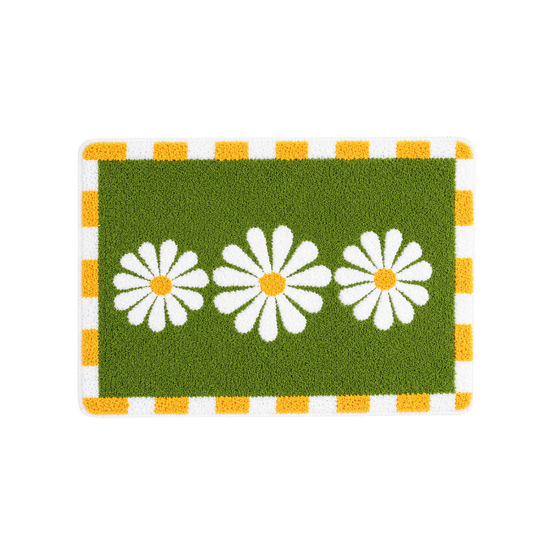 Blossom Green Bathroom Mat