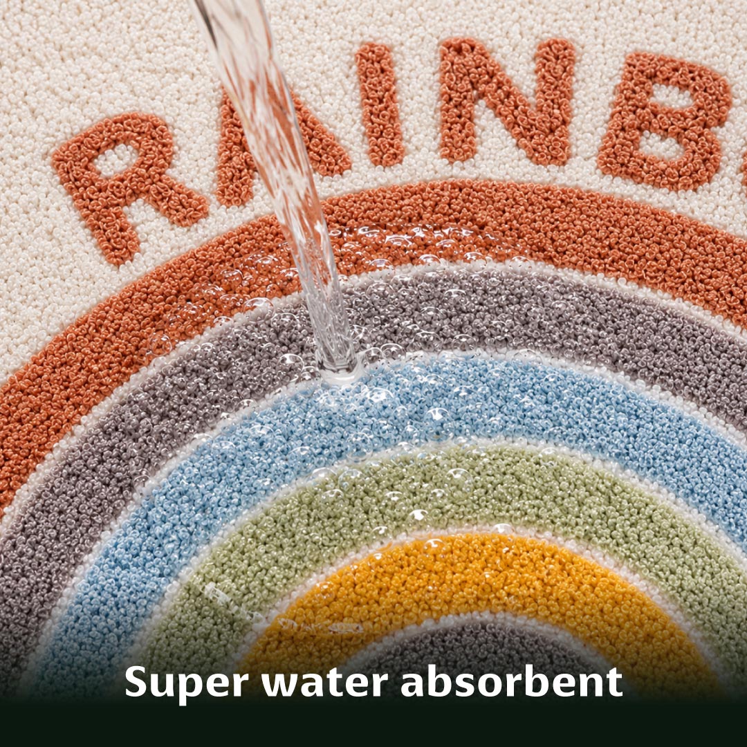 Rainbow Bathroom Mat