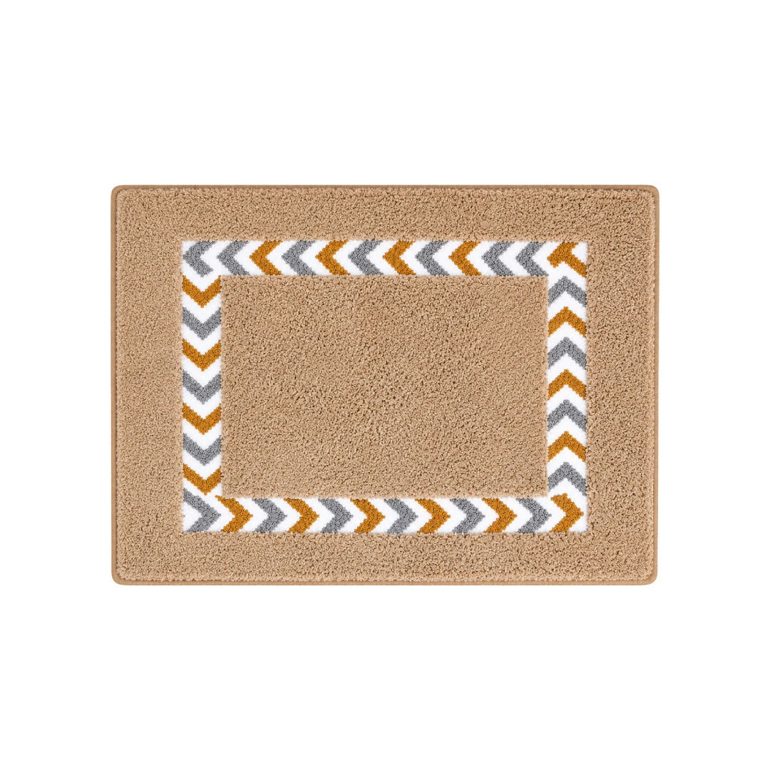 RT Beige Bathroom Mat