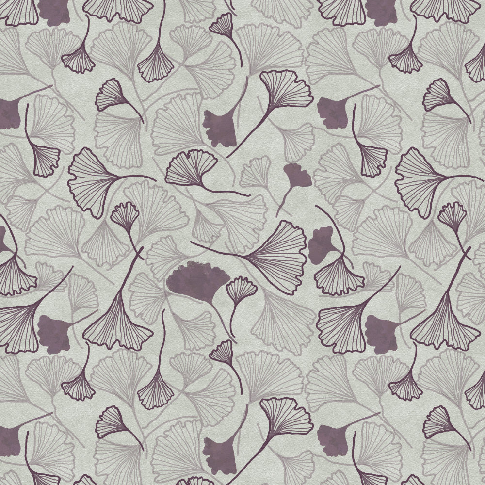 Elegent Floral Print Matt Finish Room Darkening Curtain Set of 2 MTDS501B