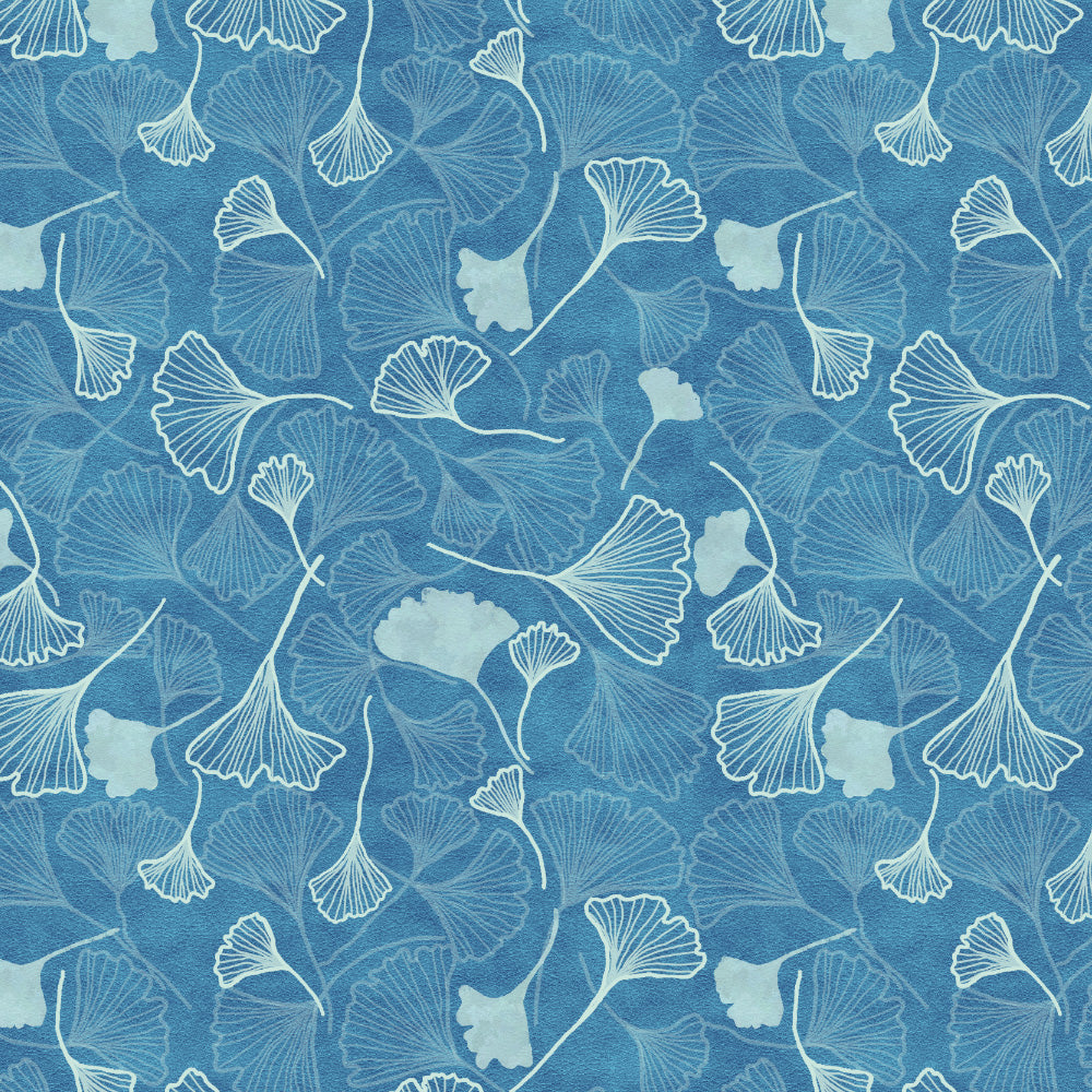 Elegent Floral Print Matt Finish Room Darkening Curtain Set of 2 MTDS501D