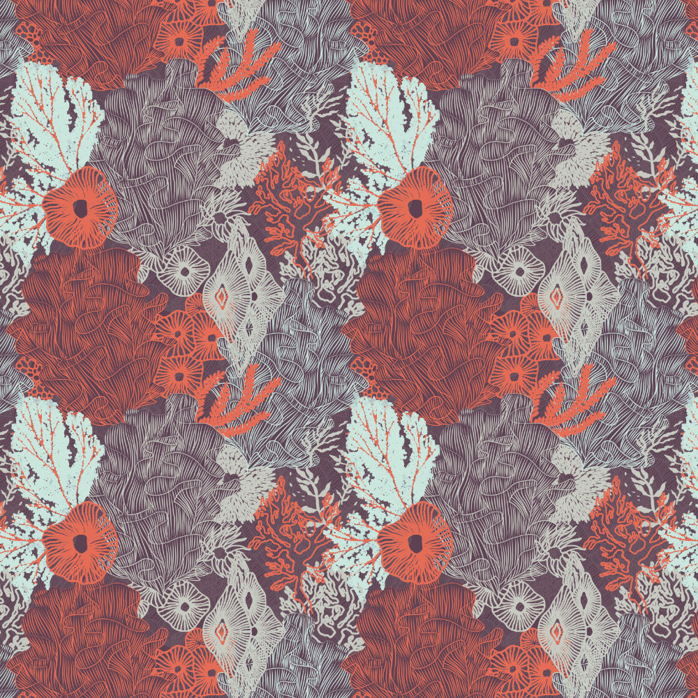 Elegent Geometric Print Matt Finish Room Darkening Curtain Set of 2 MTDS502A