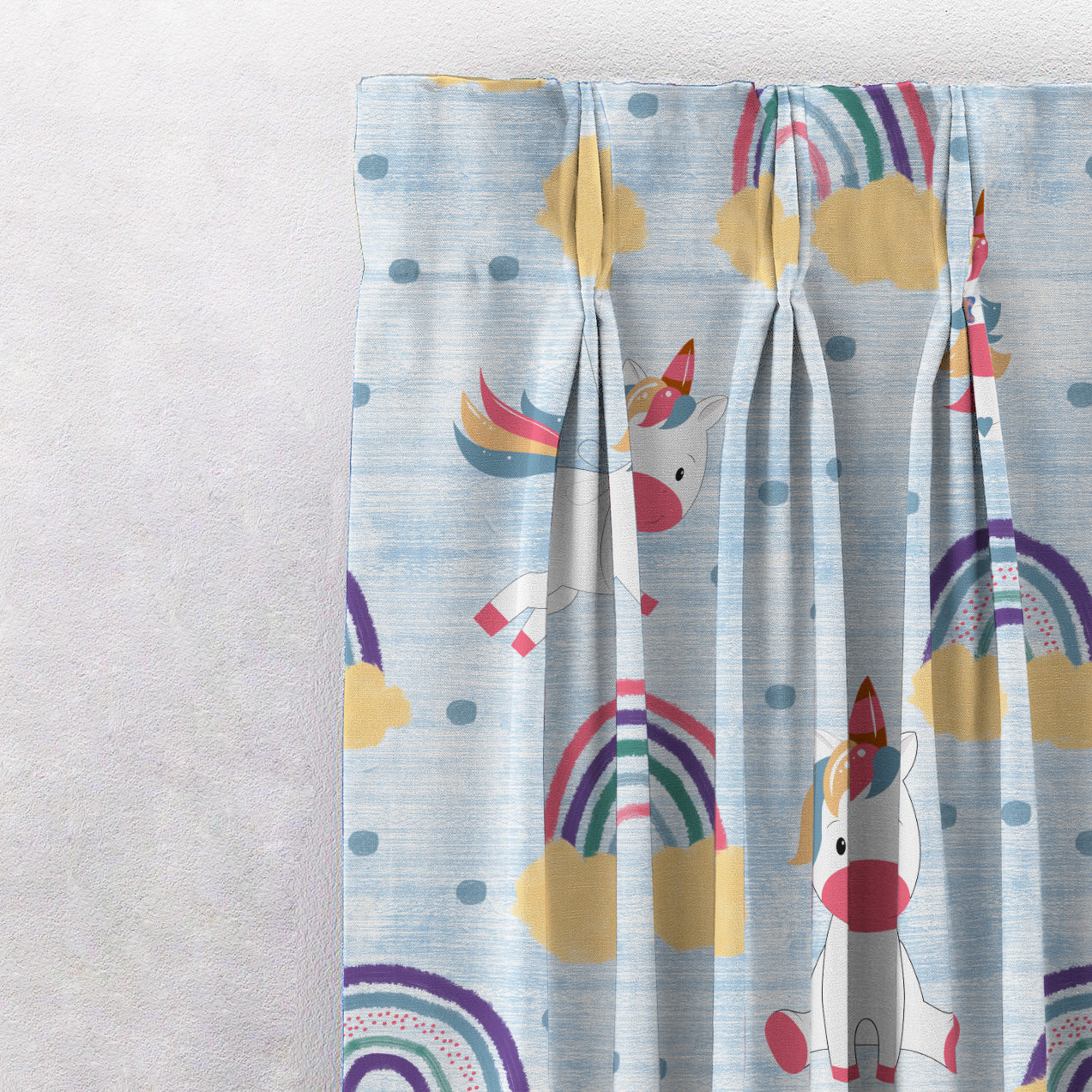 Elegant Kids Print Room Darkening  Curtain - Set of 2 - DS510A