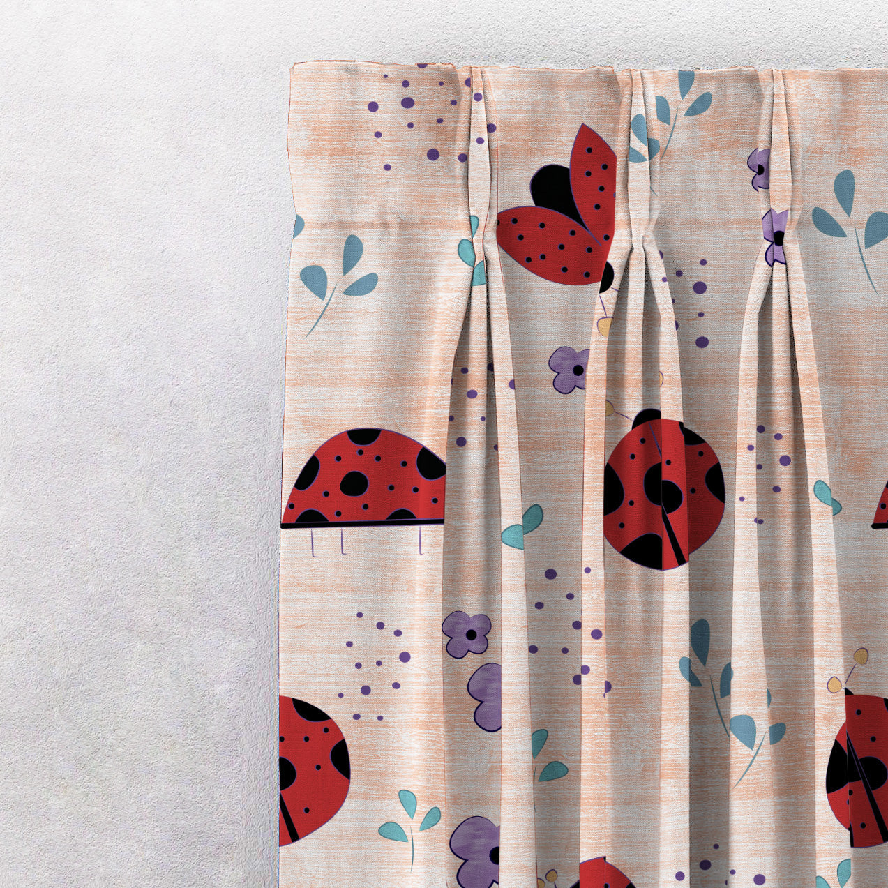 Elegant Kids Print Room Darkening  Curtain - Set of 2 - DS511F