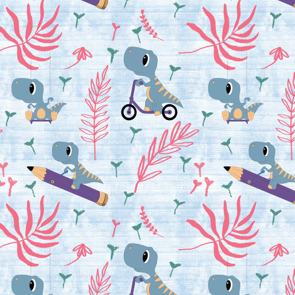 Elegant Kids Print Room Darkening  Curtain - Set of 2 - DS512A