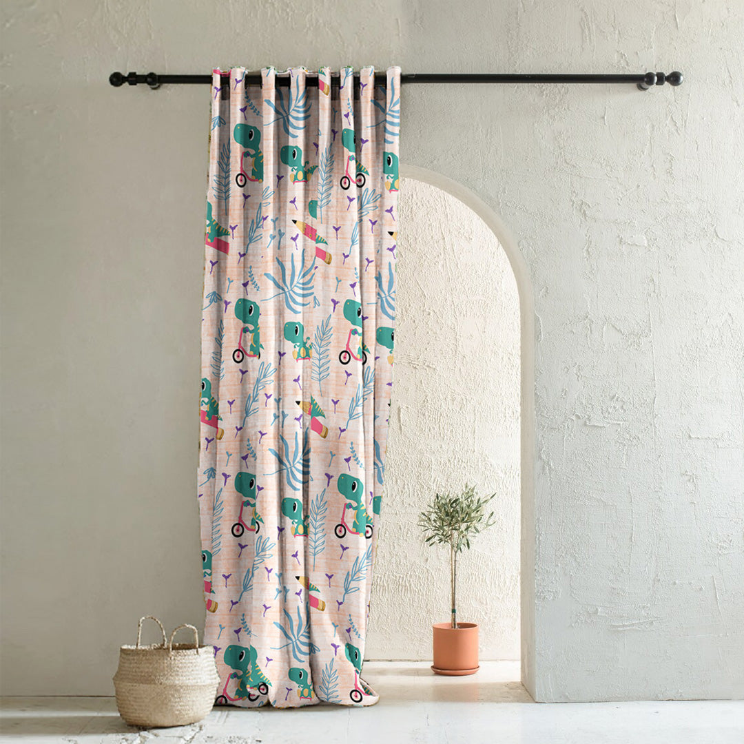 Kids Print Room Darkening Curtains- Set Of 1pc - DS512F