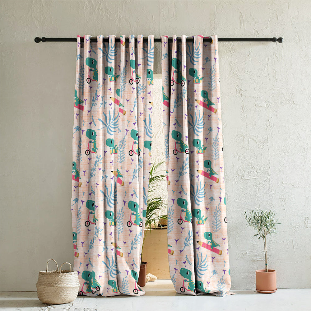 Kids Print Room Darkening Curtains- Set of 2 - DS512F