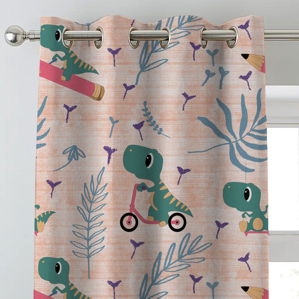 Kids Print Room Darkening Curtains- Set of 2 - DS512F