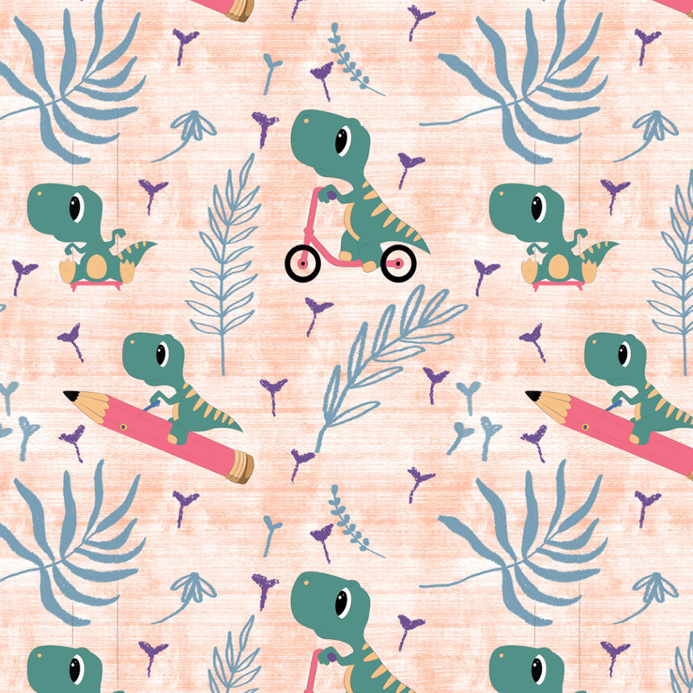 Kids Print Room Darkening Curtains- Set of 2 - DS512F