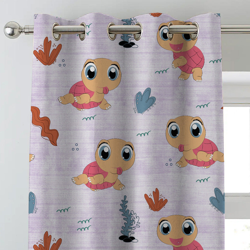 Elegant Kids Print Room Darkening  Curtain - Set of 2 - DS513E