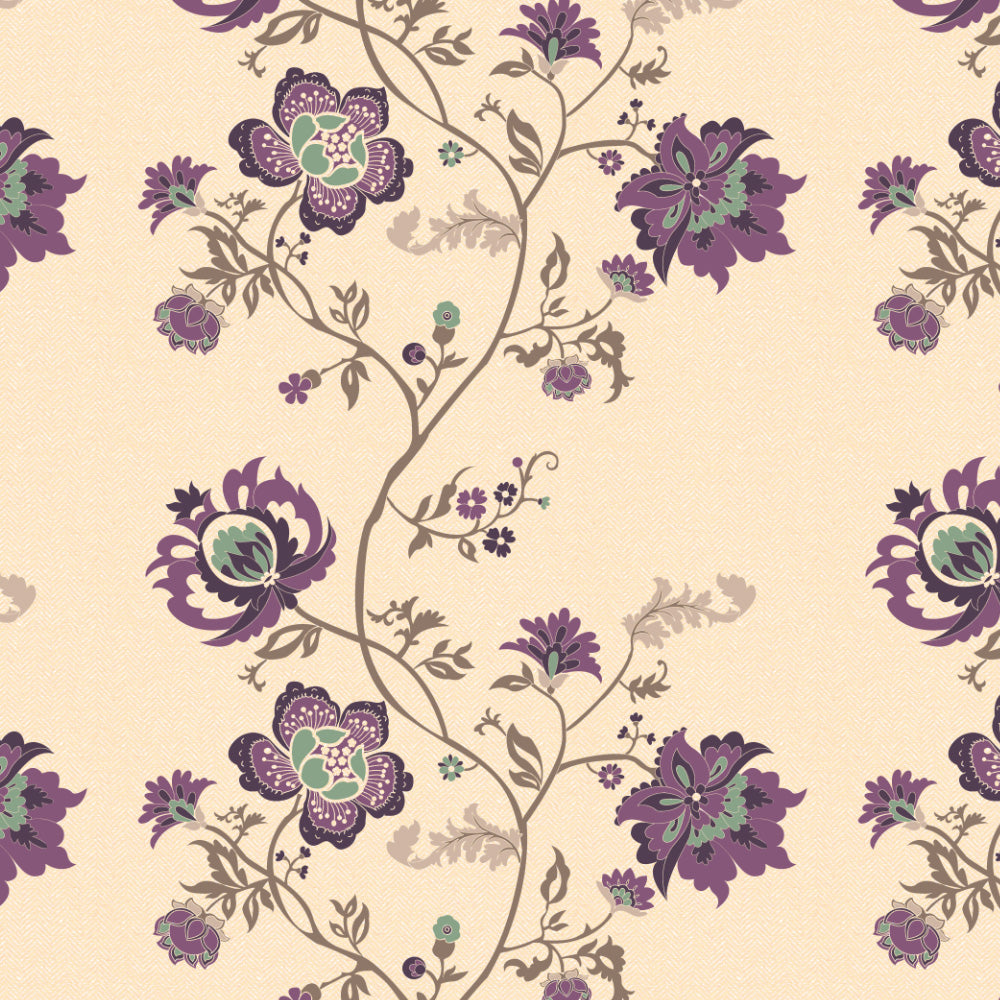 Elegent Indie Print Matt Finish Room Darkening Curtain Set of 2 MTDS516B