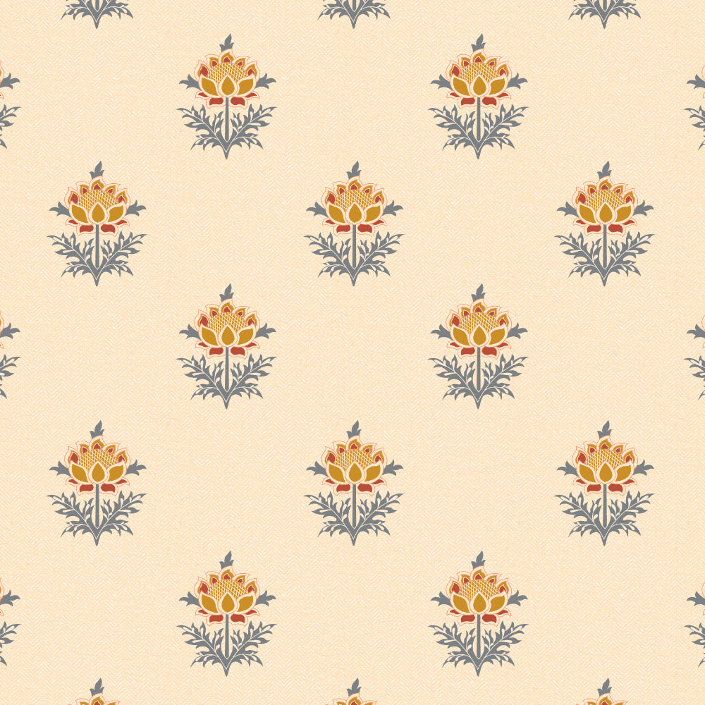 ButtaBliss Indie Saffron Yellow Heavy Satin Room Darkening Curtains Set Of 2 - (DS521C)