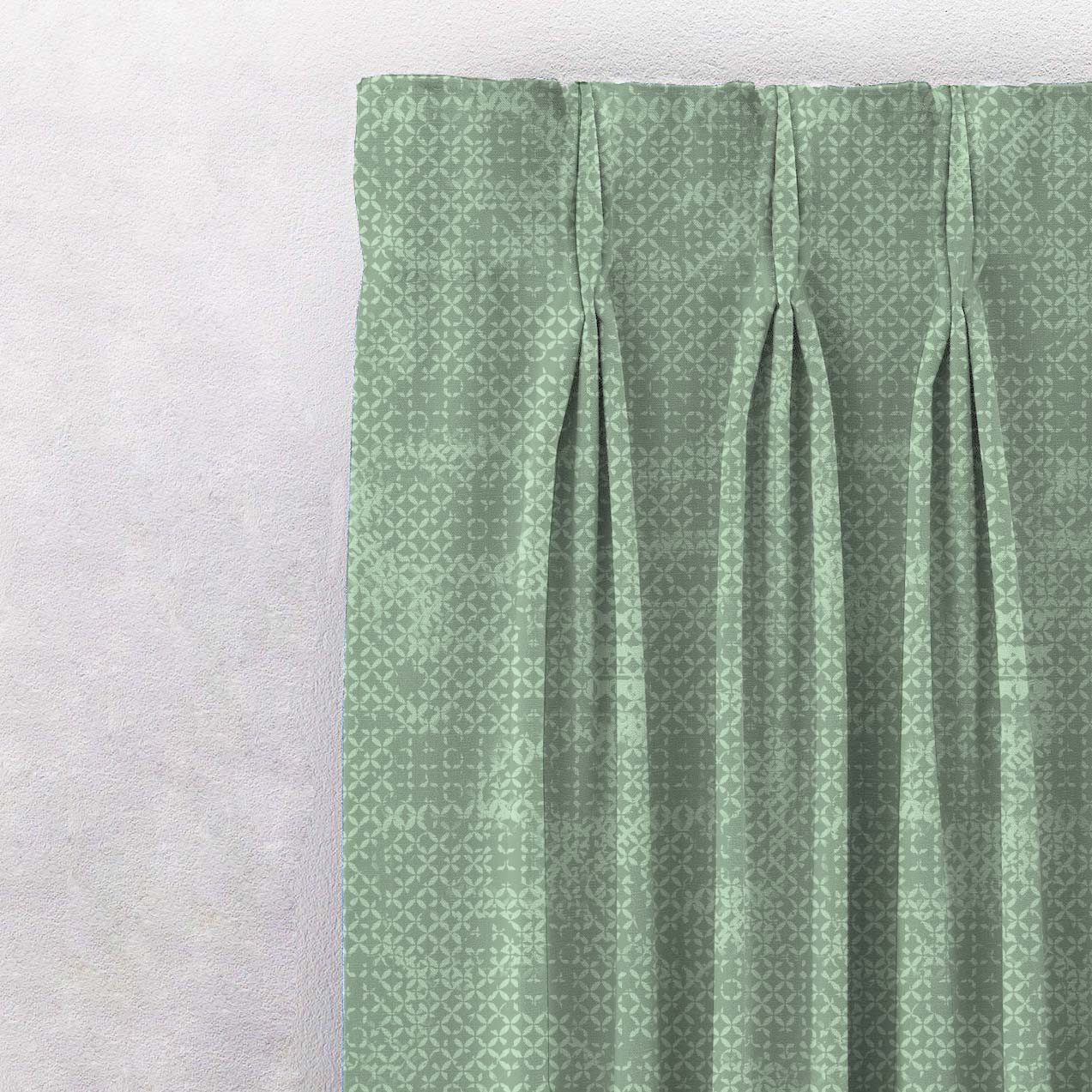Elegant Abstract Print Matt Finish  Room Darkening Curtain Set of 2 -  MTDS522D