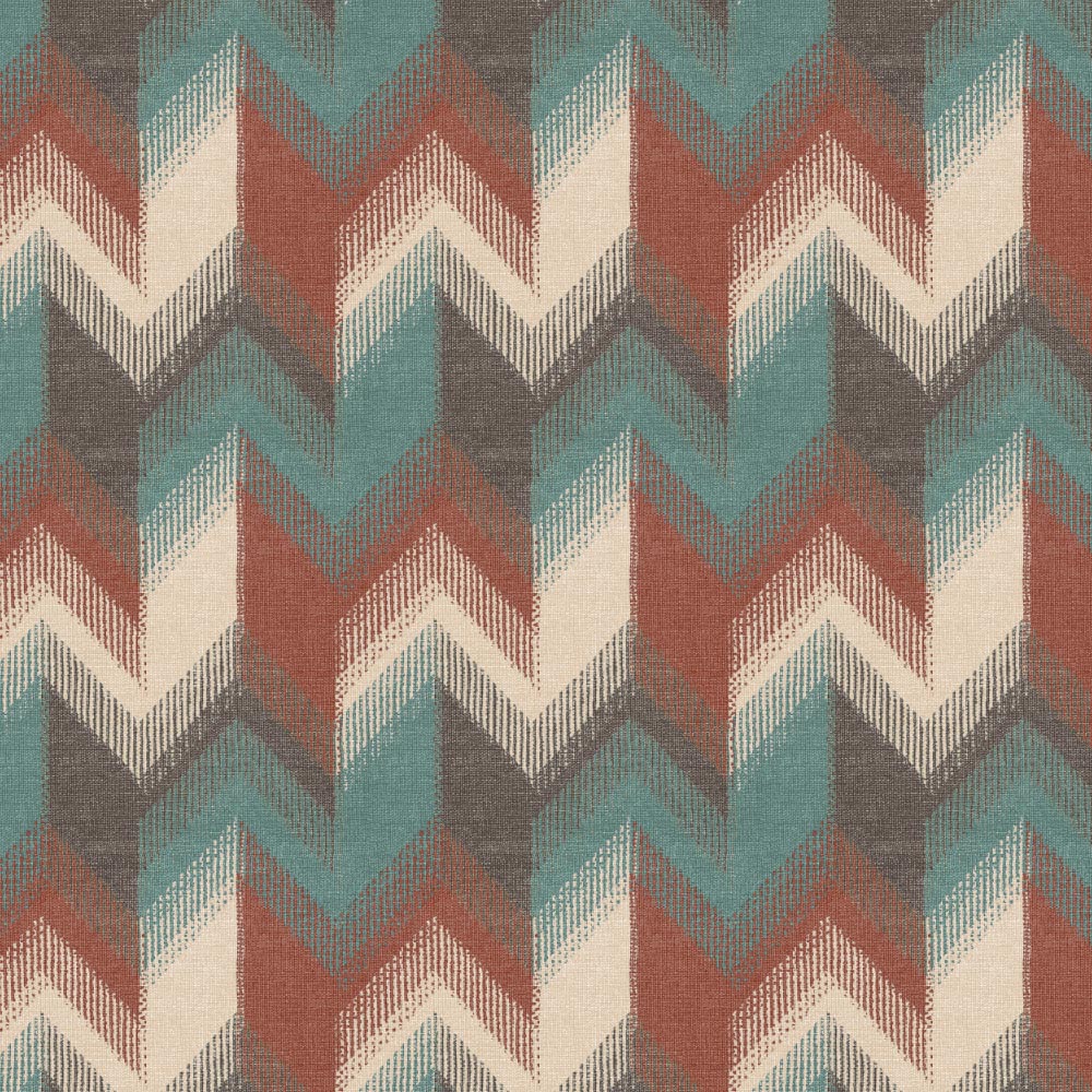Digital Boho Printed Twill Textured Room Darkening Curtains Set Of 2 - DS533D